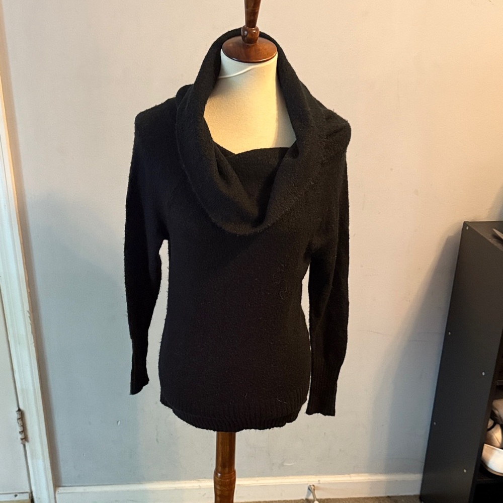 Express Black Cowl Neck Sweater
